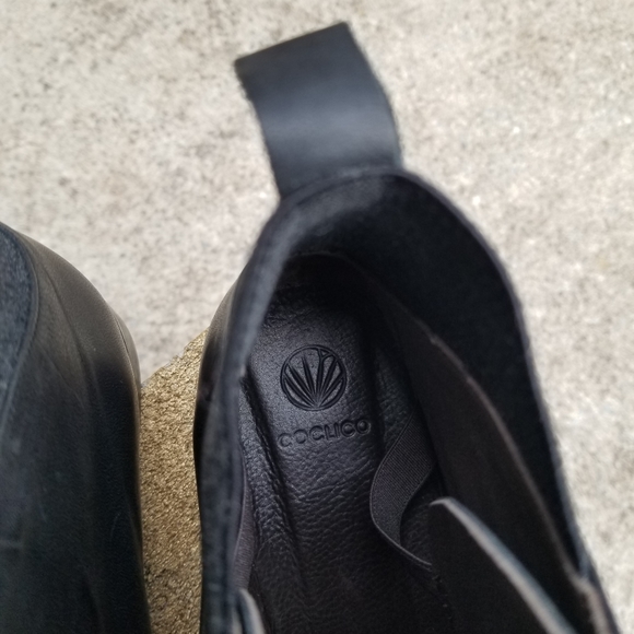 Women's Coclico Black leather Arne booties sz 40 - Picture 9 of 9